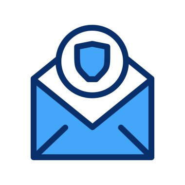 Kalkan simgesinin vektör illüstrasyonu 