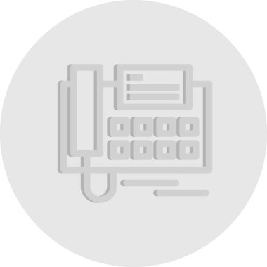 vektör telefon düz biçim simgesi