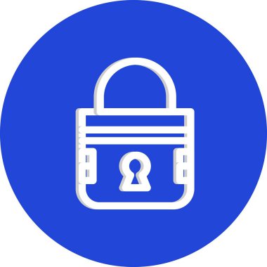 Vektör Kilidi düz biçim simgesi