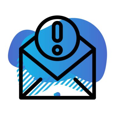 Hakkında olan simgenin vektör illüstrasyonu