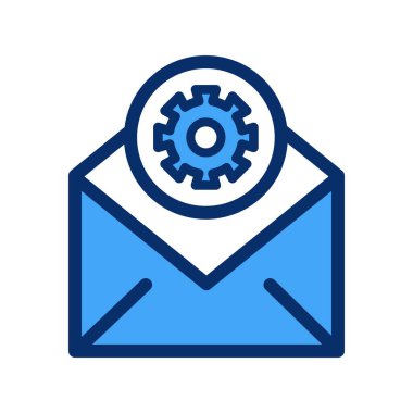  Simgeyi ayarlamanın vektör illüstrasyonu