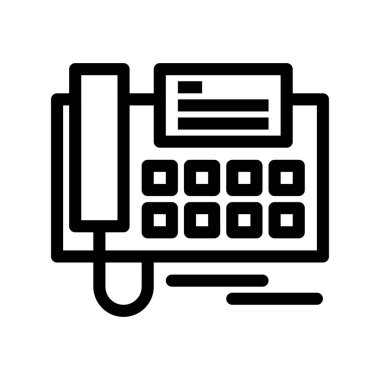 vektör telefon düz biçim simgesi