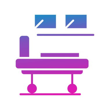 Vector hastanesi yatağı ico