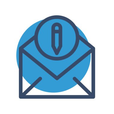 kalem simgesinin vektör illüstrasyonu