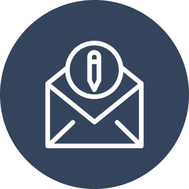 kalem simgesinin vektör illüstrasyonu