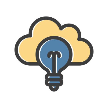 Vektör Ampulü düz biçim simgesi