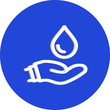 Kan simgesinin vektör illüstrasyonu