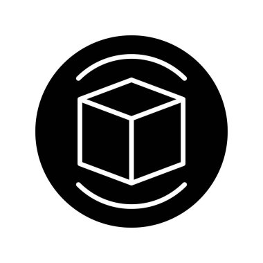 Kutu Simgesinin Vektör illüstrasyonu   