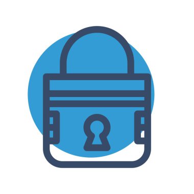 Vektör Kilidi düz biçim simgesi