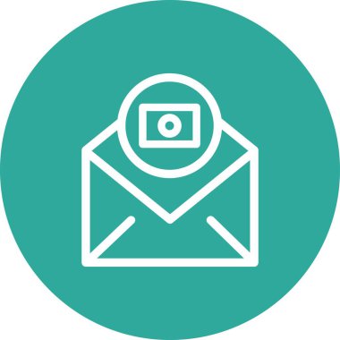  Kayıt simgesinin vektör illüstrasyonu