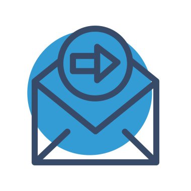  Sağ simgenin vektör illüstrasyonu