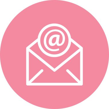 Harf simgesinin vektör illüstrasyonu