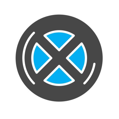 Radyasyon simgesinin vektör çizimi