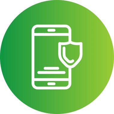 vektör smartphone düz biçim simgesi