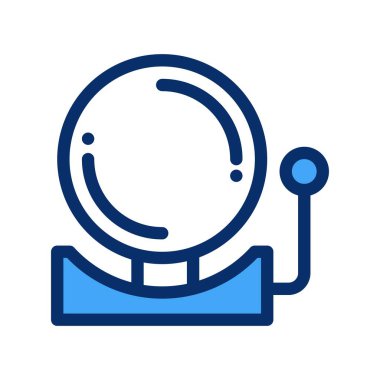  Çan simgesinin vektör illüstrasyonu   