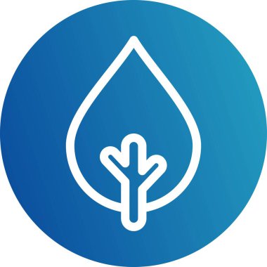 vektör ağacı düz biçim simgesi