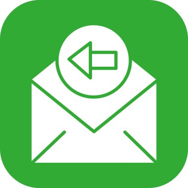  Sol simgenin vektör illüstrasyonu