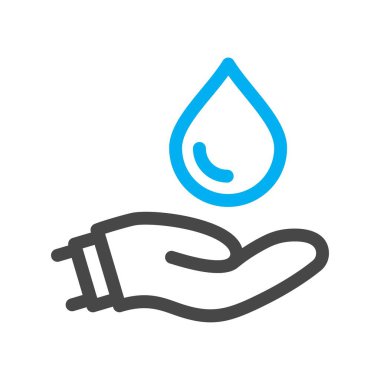 Kan simgesinin vektör illüstrasyonu