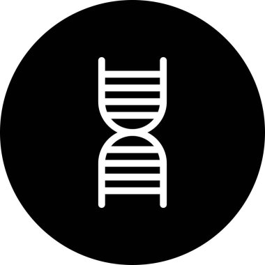 DNA simgesinin vektör illüstrasyonu 