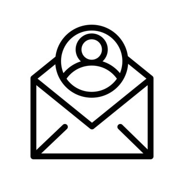 Kullanıcı simgesinin vektör çizimi 