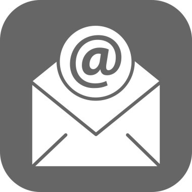 Harf simgesinin vektör illüstrasyonu