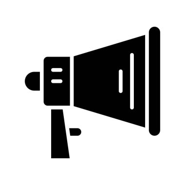 vektör hoparlörü düz biçim simgesi