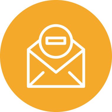 Simgeyi küçültme vektörü illüstrasyonu 