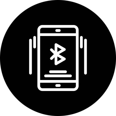 vektör smartphone düz biçim simgesi