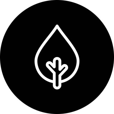 vektör ağacı düz biçim simgesi