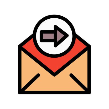  Sağ simgenin vektör illüstrasyonu