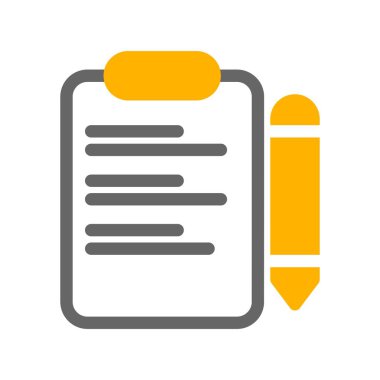 Vektör Belgesi düz biçim simgesi