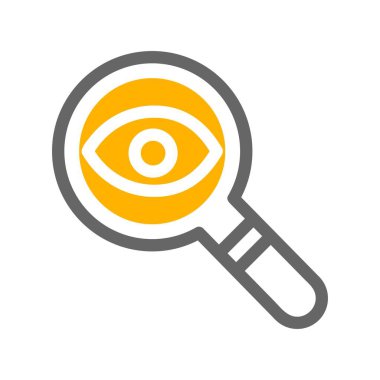 Arama simgesinin vektör illüstrasyonu 