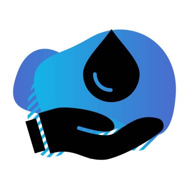 Kan simgesinin vektör illüstrasyonu