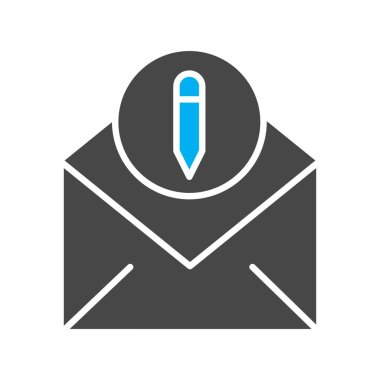 kalem simgesinin vektör illüstrasyonu