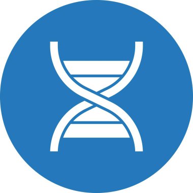 DNA simgesinin vektör illüstrasyonu 