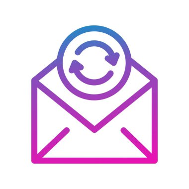 Vektör Refresh düz biçim simgesi