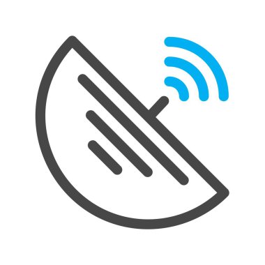 vektör uydu anten simgesi 