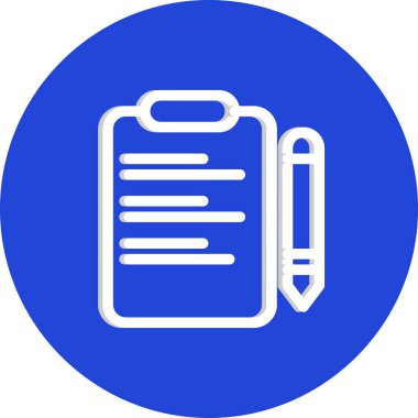 Vektör Belgesi düz biçim simgesi