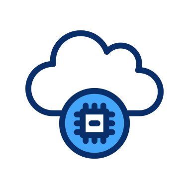 Vektör yongası düz biçim simgesi