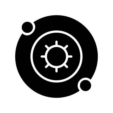 uzay simgesinin vektör illüstrasyonu 