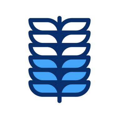 Çiçek simgesinin vektör illüstrasyonu