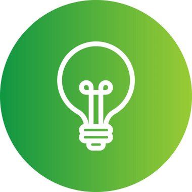 Vektör Ampulü düz biçim simgesi