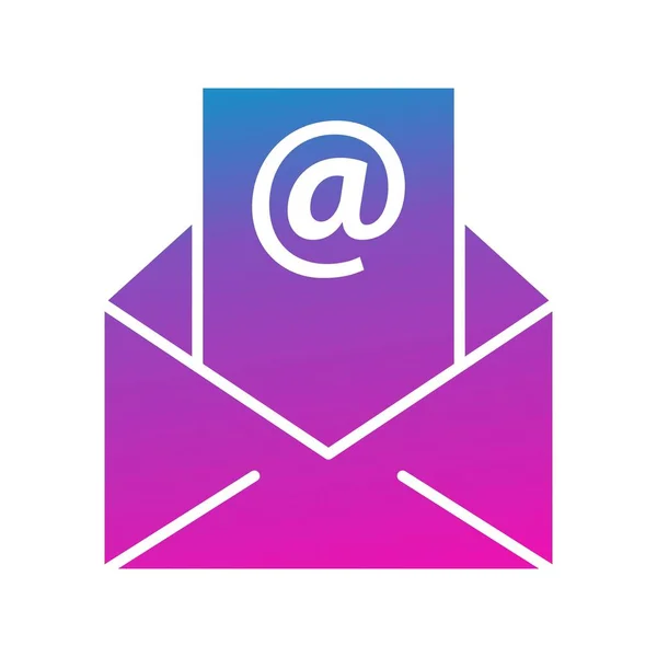 Vector Email Icône Style Plat — Image vectorielle