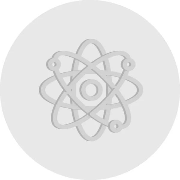 Vektorová Ilustrace Ikony Atomu — Stockový vektor