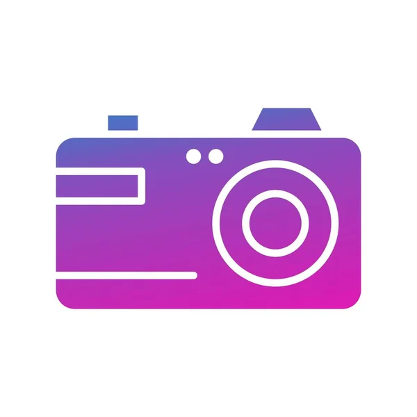 Vector Illustration Camera Icon — Stock Vector