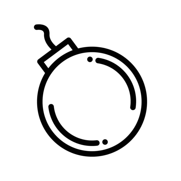 Векторная Иллюстрация Значка Бомбы — стоковый вектор