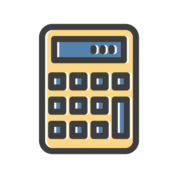 Ilustración Vectorial Del Icono Calculadora — Archivo Imágenes Vectoriales