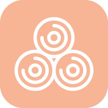 Ahşap simgesinin vektör çizimi