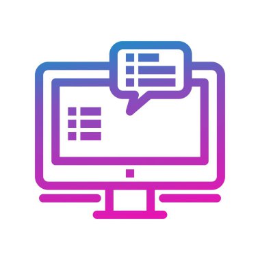 vektör grubu sohbet simgesi   