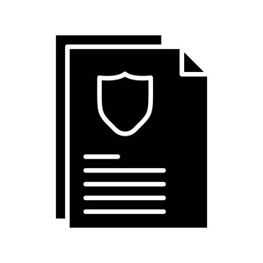 Vektör Belgesi düz biçim simgesi